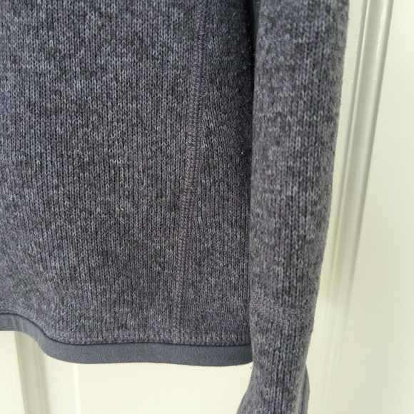 Patagonia Better Sweater 1/4 Zip Heather Purple Size MED - Picture 4 of 6